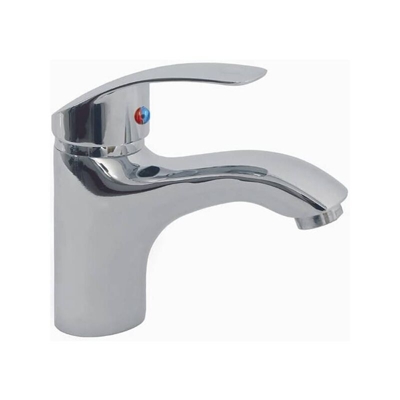 Rubinetto Miscelatore Cromato Casa Bagno Lavabo Lavandino Kit Montaggio Jh-8061