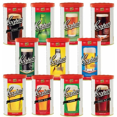 Malto preparato per Birra Artigianale 'Coopers' kit fermentatore da 23 lt -2 Gusti Misti Coopers