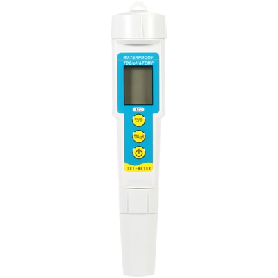 Misuratore del valore TDS PH e della penna TEMP Strumento per l'analisi della qualita dell'acqua Fornito senza batteria pH / TDS-986