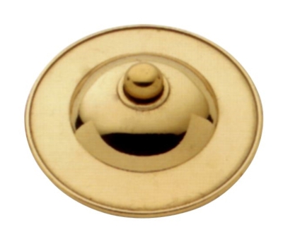 EAC - Braccio Reggi Embrasse mod. Campanella in Ottone Lucido Asta 10 cm Art.20014