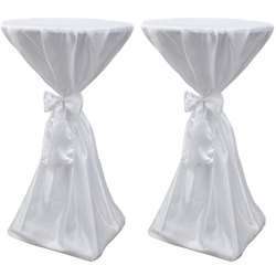 Copritavolo Bianco 70 cm con Fettuccia 2 pezzi - Bianco precio