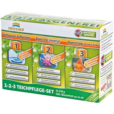 Set Manutenzione per Laghetto 3 in 1 - Heissner