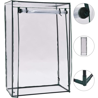 vidaXL Serra per Pomodori 102x52x150 cm - Trasparente