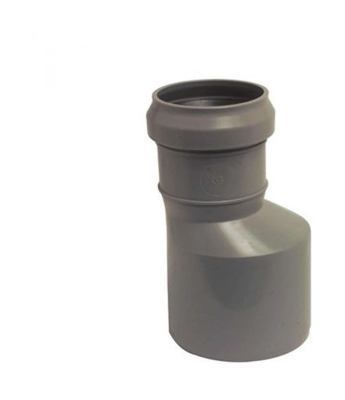 AUMENTO ECCENTRICO POLIPROPILENE DIAMETRO 32/40 mm PER SCARICHI AD INNESTO