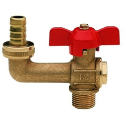 Rubinetto Portagomma - A Sfera - Corpo In Ottone - Da Esterno precio