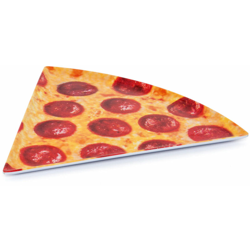 Dmail - Piatto a forma di trancio di pizza salamino en oferta