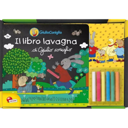 Il Libro Lavagna di Giulio Coniglio Libro Lettura Per Bambini Animali 2 Anni + características