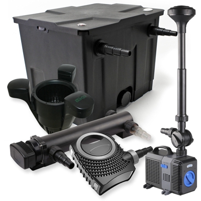 SunSun 1-CameraSet per il filtro 12000l 36W UVC Depuratore per stagni NEO8000 Pompa Fontana Skimmer