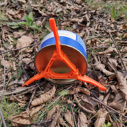 Asupermall - titolare cilindro piatto stufe all'aperto arancione en oferta