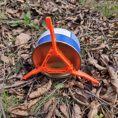 Asupermall - titolare cilindro piatto stufe all'aperto arancione