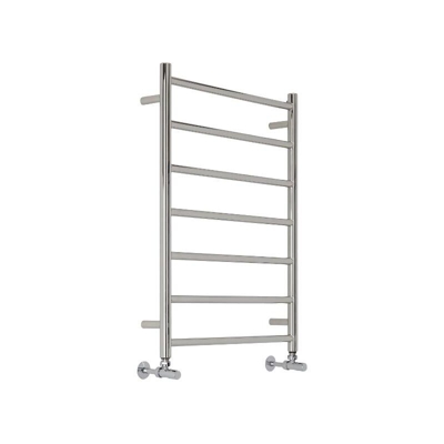 Hudson Reed Quo Scaldasalviette Moderno di Design Verticale - Termoarredo Bagno Contemporaneo a Scaletta - Acciaio Inox Cromato - 254W - 800 x 600mm