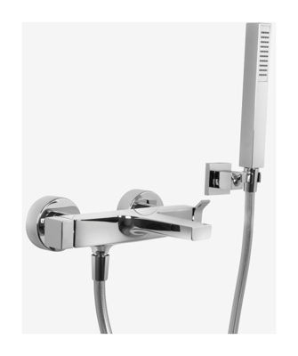 Miscelatore vasca con set doccia duplex ZETA - Fima Carlo Frattini