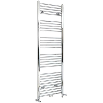 Hudson Reed Neva Scaldasalviette Misto Moderno - Termoarredo Bagno di Design Cromato - Design Elettrico & Idraulico - 769W - 1785 x 600mm