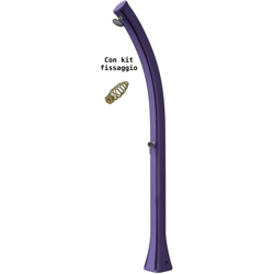 Doccia solare viola per spiaggia cm 19x17x215 DOCCIAPISCINA CONVITE VIOLA - Arkema Design-prodotto Made In Italy en oferta