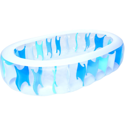 Piscina Gonfiabile Per Bambini Bestway Ellitica 229x152x51 cm Blu características