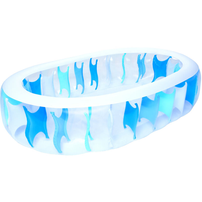 Piscina Gonfiabile Per Bambini Bestway Ellitica 229x152x51 cm Blu