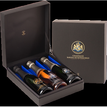 CHAMPAGNE BARONS DE ROTHSCHILD - COFANETTO REGALO DECOUVERTE PANACHEE