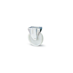 Valsecchi - Ruota teflon bianca piastra fissa 125mm características
