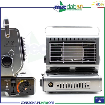 Niklas - Boxlum t-trade stufetta portatile a gas con doppia connessione