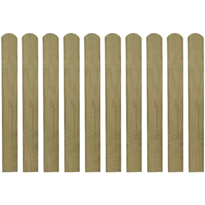 Stecche per Recinto 30 pz in Legno Impregnato 80 cm - Marrone - Youthup