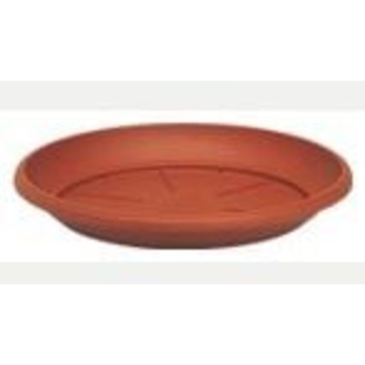 Sottovaso Tondo Giglio 331 Colore Terra P/Vasi Dia.Cm. 22