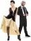Costume coppia dama charleston e gangster adulto