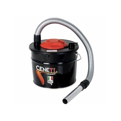 Aspiracenere bidone elettrico ceneti 15l 800w pulizia stufa ribimex prcen009