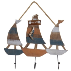 Appendiabiti da parete DKD Home Decor Metallo Pino (34 x 2 x 35 cm) precio