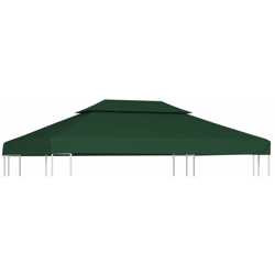 Telo Impermeabile Ricambio per Gazebo 310g/m² 3x4m Verde - Verde - Vidaxl precio