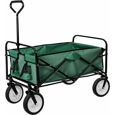 Carrello portapacchi pieghevole - carrello pieghevole - verde