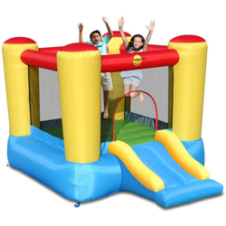 Gioco Gonfiabile per Bambini Salterello con Scivolo Castello Gonfiatore Aria en oferta
