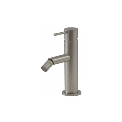 Miscelatore per bidet colore acciaio spazzolato Gattoni Easy 2352/23NS | Senza piletta di scarico - Acciaio Spazzolato