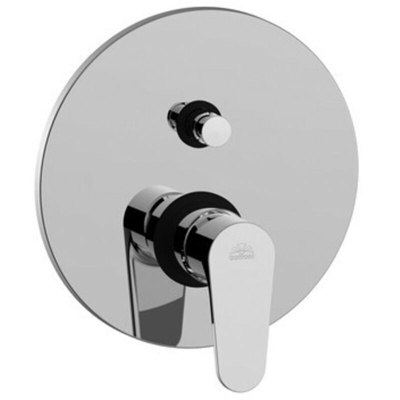 MISCELATORE MONOC. INCASSO DOCCIA C/DEVIATORE LINEA GREEN Cromo