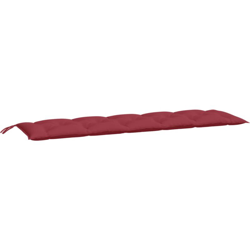 vidaXL Cuscino per Panca da Giardino Rosso Vino 180x50x7 cm in Tessuto - Rosso características