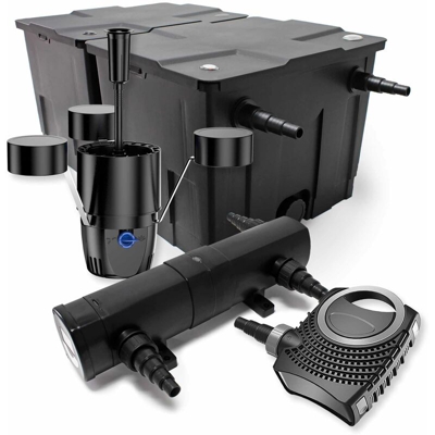 Il set filto bio 60000l 36W UVC Depuratore per stagni 80W Pompa per stagni Skimmer