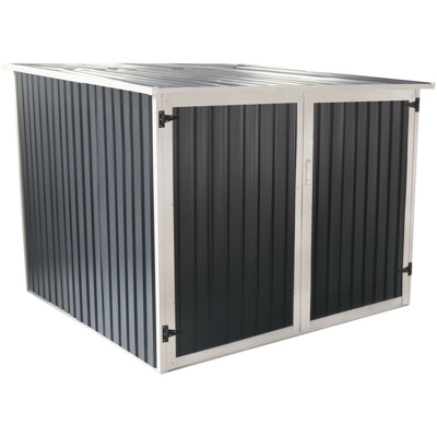 Box in Metallo per Bicicletta Gardiun Veloc II (X4) 4,02 m² Esterni 198x203x157 cm