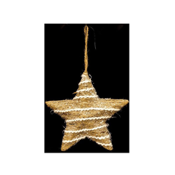Stelle Natalizie con Juta e Filo Bianco Cotonato 20 cm set da 6 pezzi 45736 características