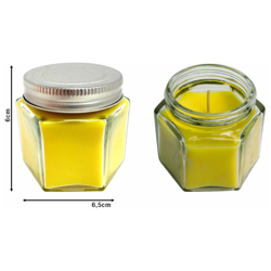 Bighouse It - CITRONELLA IN BARATTOLO VETRO ESAGONALE TAPPO A VI en oferta