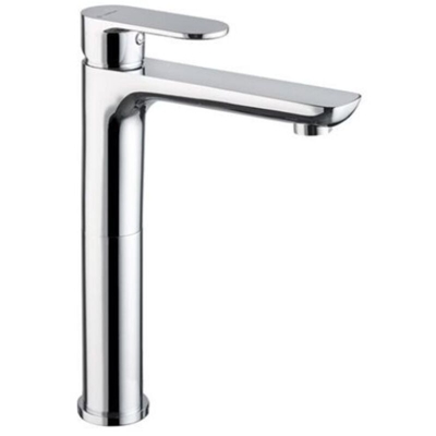 Miscelatore alto 282 mm per lavabi a bacinella e senza scarico Newform Extro 69315 | Cromo - Senza piletta di scarico