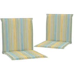 vidaXL Cuscini per Sedie Giardino 2 pz Multicolori 100x50x3 cm - Multicolore características