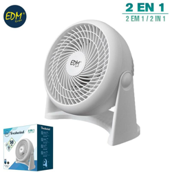 Edm Grupo - Ventola 2 in 1 50w bianco 27,7x26,5x15,5 cm EDM 33953 precio