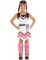 Costume da indiana bianco e rosa per bambina características