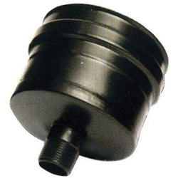 EAC - TAPPO ANTICONDENSA APERTO per STUFA PELLET in ACCIAIO INOX NERO 12 cm en oferta