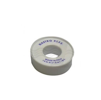 NASTRO IN TEFLON (PTFE) 12mm X 12MT X 0,075mm