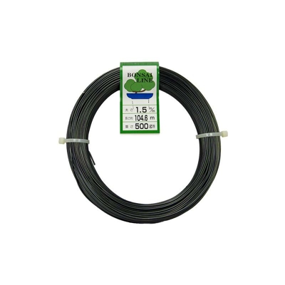 Filo di alluminio ramato (alluminio-ramato) Giapponese 1,5 mm per bonsai, 500 gr, 104 m