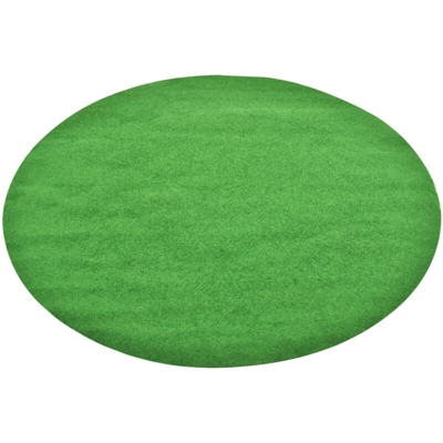 Erba Artificiale con Tacchetti D. 130 cm Verde Rotondo - Verde - Vidaxl