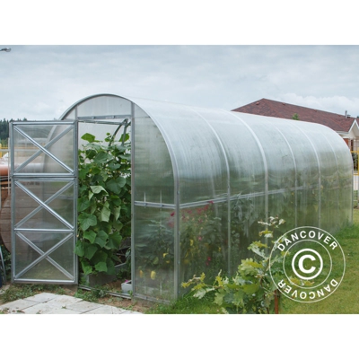 Serra in Policarbonato, Duo 12m², 2x6m, Argento