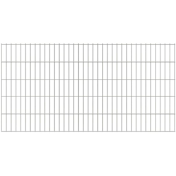 Pannello di Recinzione 2D 2,008x1,23 m Argento - Argento - Youthup en oferta
