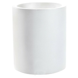 Vaso cilindro echo 35 cm bianco en oferta