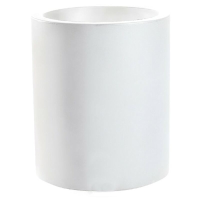 Vaso cilindro echo 35 cm bianco